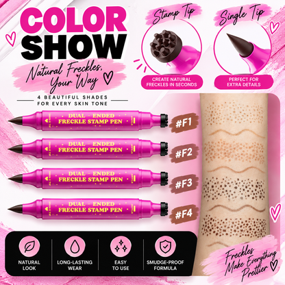 Waterproof Dual-Ended Freckle Stamp Pen