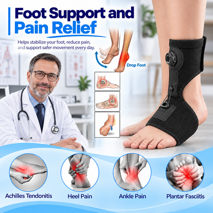 Adjustable AFO Foot Drop Support Brace