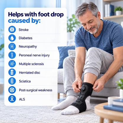Adjustable AFO Foot Drop Support Brace