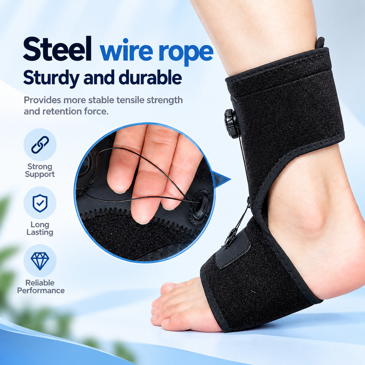 Adjustable AFO Foot Drop Support Brace